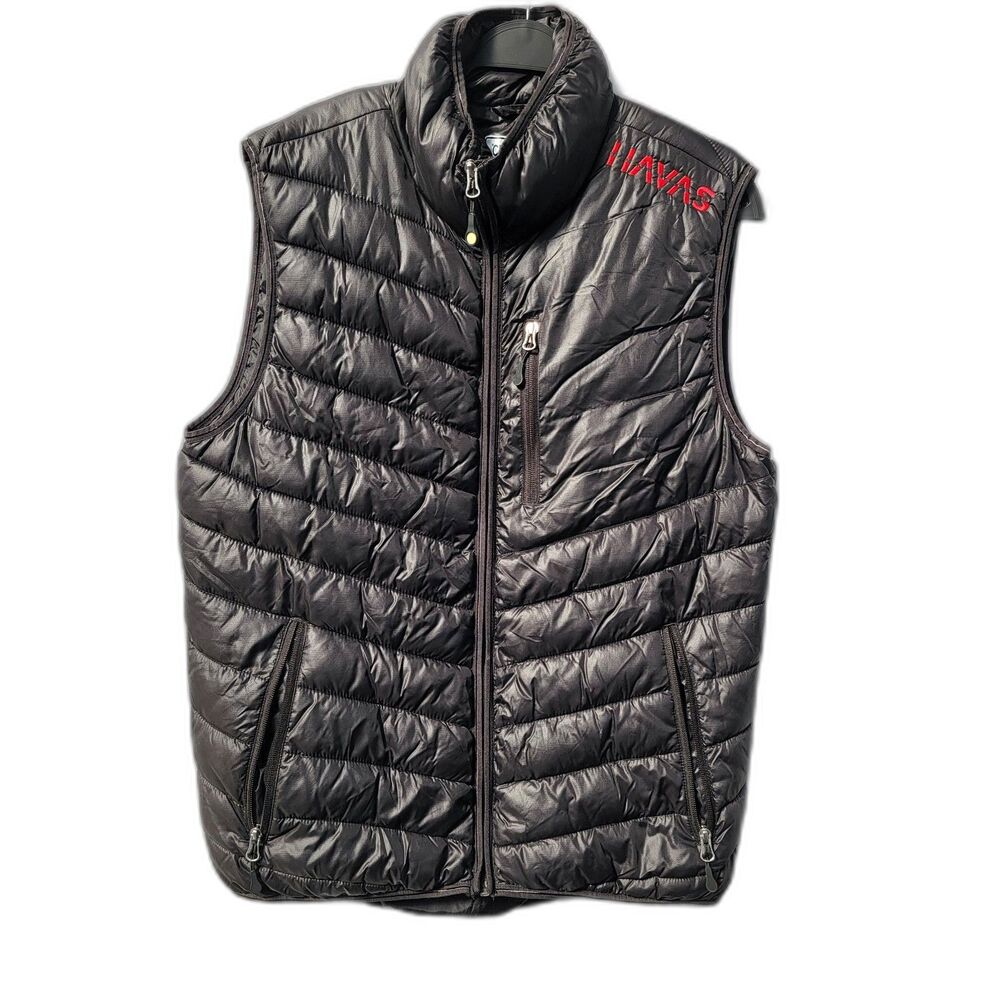 Clique Havas Black 100% Polyamide Vest Puffer Front Zip Closure & Pockets Size L